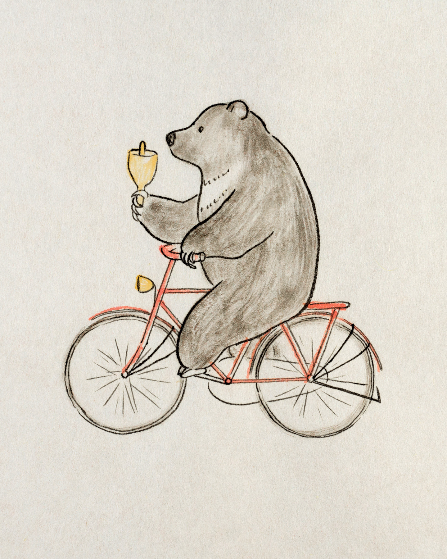 バナナ際斬, クマの自転車
